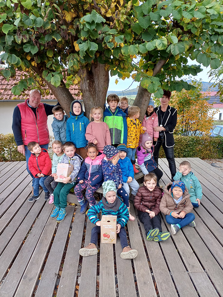 apfel saft spende